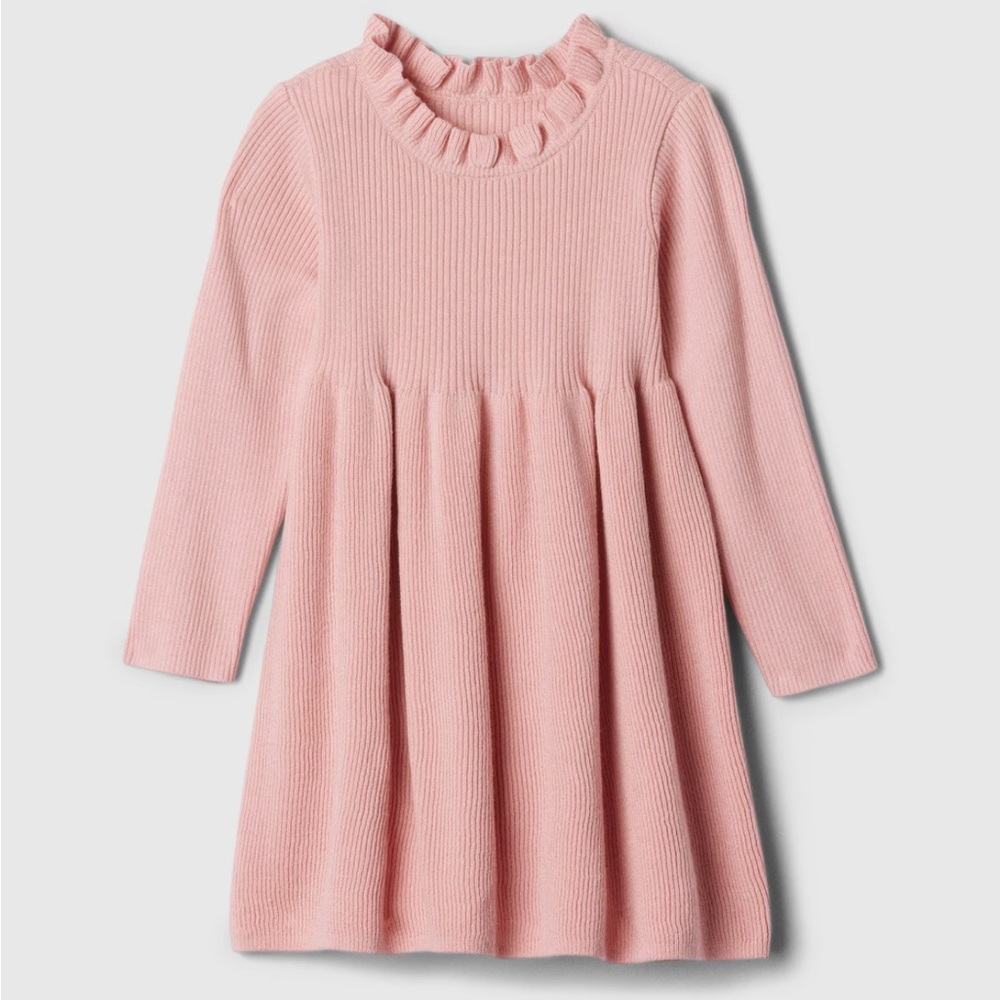 Ribbed sweater dress